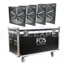 Load image into Gallery viewer, FOS RGB Fan Tour Set – 4 RGB Fans with Flightcase, DMX Control