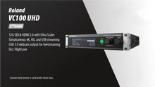 Load image into Gallery viewer, Roland VC-100UHD 12G-SDI/HDMI Ultra Scaler & Converter