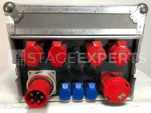 Load image into Gallery viewer, AED PSU CEE 125A Mains Distro – 63A/32A/16A + Schuko Outputs