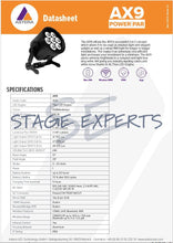 Load image into Gallery viewer, Astera 8er Set AX9 Powerpar IP65 105W RGBAM with Titan Engine 5799. - Euro