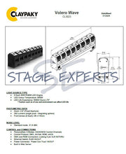 Load image into Gallery viewer, Clay Paky Volero Wave Single-Move Effect Light Ramp 8x40W RGBW