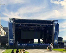 Load image into Gallery viewer, Europodium AlphaStage 160 Mobile Stage Trailer – 160 m²