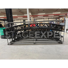 Load image into Gallery viewer, Protruss H40V Square Black Truss Circle Ø16m – Incomplete