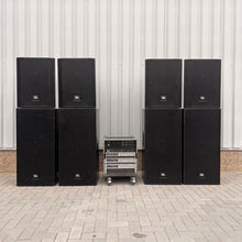 Load image into Gallery viewer, JBL P733/P746 Set with Crown Amplifier Rack – 8‑Box PA