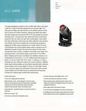 Load image into Gallery viewer, Vari-Lite VLZ Wash LED – 25,000 lm, CMY/CTO, 7–50° Zoom