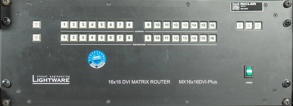Lightware MX16x16DVI‑Plus 16x16 DVI Matrix Switcher – Pro AV