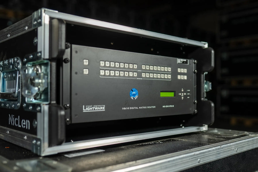 Lightware MX 16×16 DVI‑HDCP Pro Matrix Switcher, DVI/HDMI
