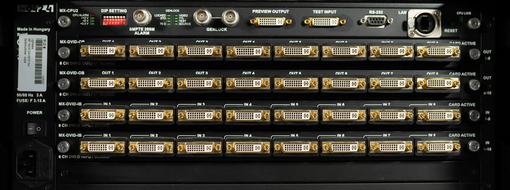 Lightware MX 16×16 DVI‑HDCP Pro Matrix Switcher, DVI/HDMI