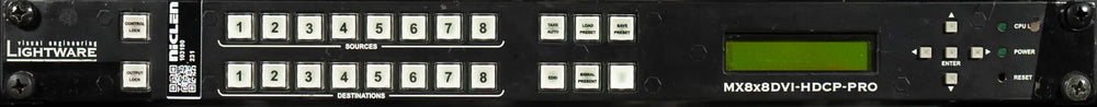 Lightware MX 8×8 DVI‑Pro Matrix Switcher – 8×8 DVI Router