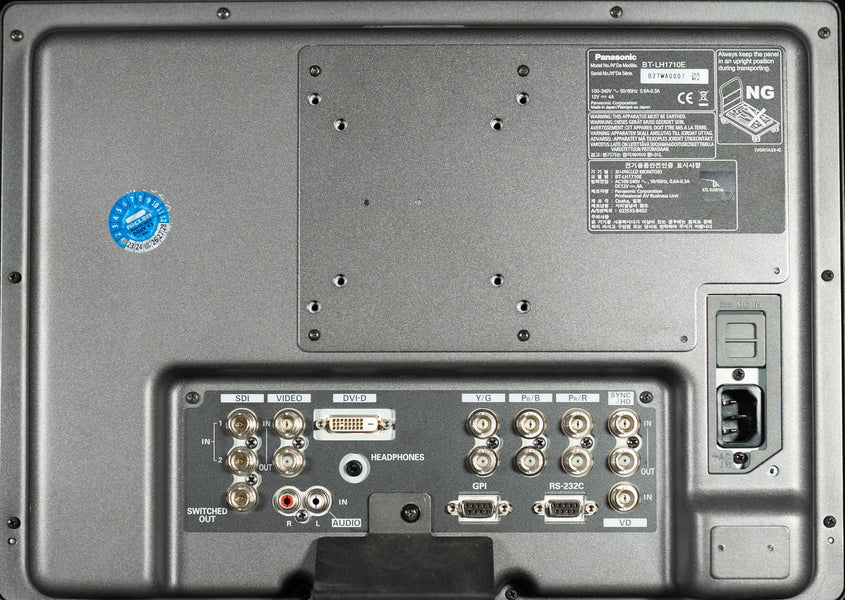 Panasonic BT-LH1710 17-inch Broadcast LCD Monitor - Rackmount