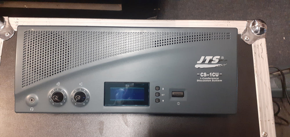 JTS CS-1CU Conference System with 10 Gooseneck Mics, Case