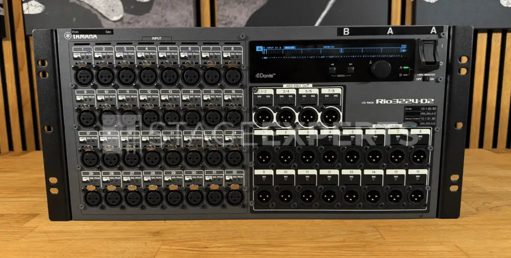 Yamaha Rio 3224-D2 Dante Stagebox – Professional I/O for Touring