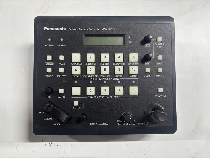 Panasonic RP-50 PTZ Camera Controller for Pro AV Workflows