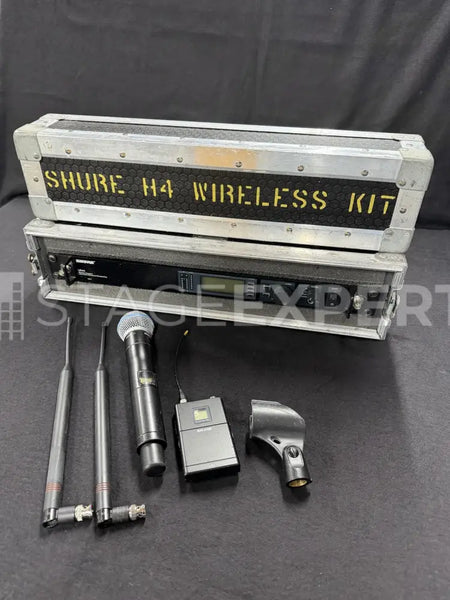 Shure UHF-R UR4S H4 with UR1 & UR2 Wireless System