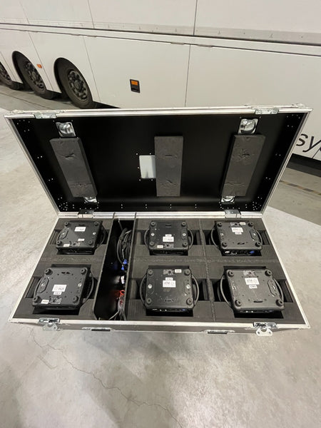 Elation Fuze Wash Z120 – Set of 6 with Flight Case