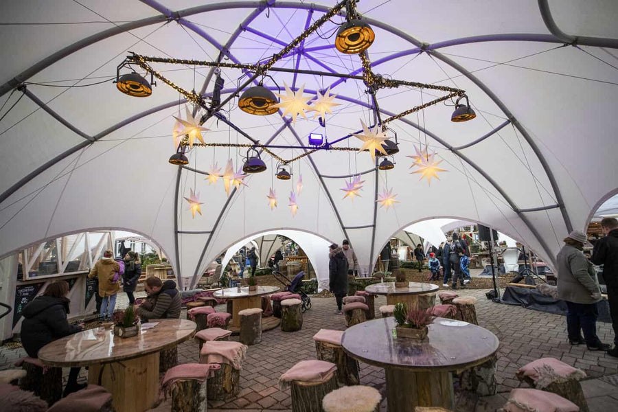 Creative Structures Crossover Large Tent – 68 m² White