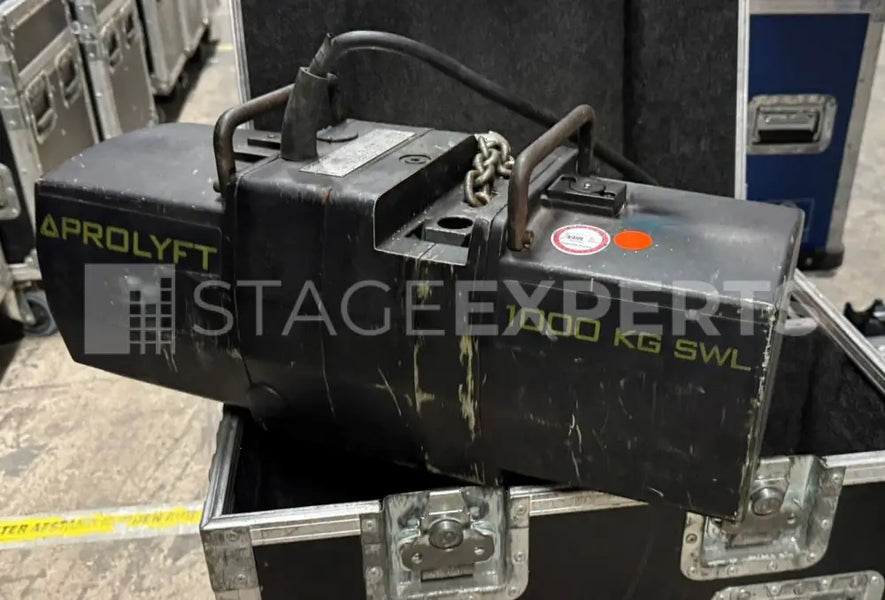 Prolyft PLE-12-020 MK2 1000 kg D8 Hoist, 20 m Chain + flight case