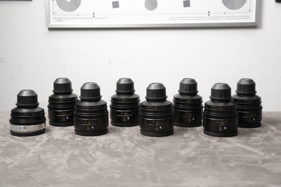 Tribe7 Blackwing7 X‑Tuned Lens Set – 8 Lenses, PL Mount + Cases