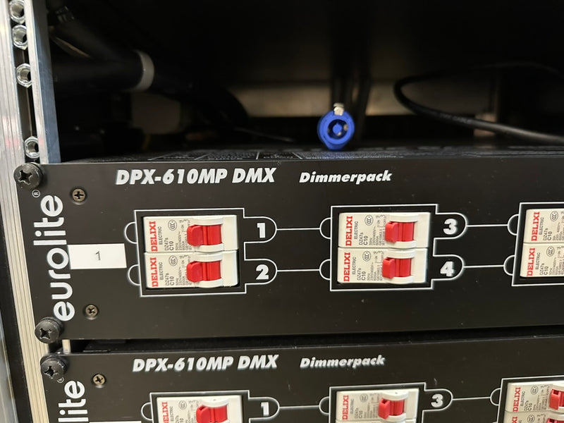 Eurolite DPX-610 Rack with Connex HotPatch 24/48 Bundle