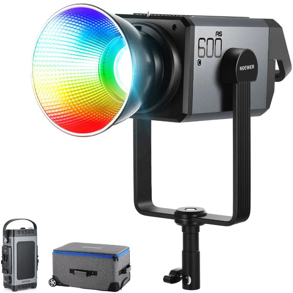 NEEWER AS600C 600W RGB COB Studio Video Light, 2500–7500K