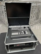 Mobile HD/4K streaming control system in a flight case
