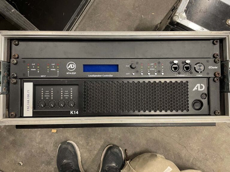 AD-Systems Touringline array package with subs and K14 DSP