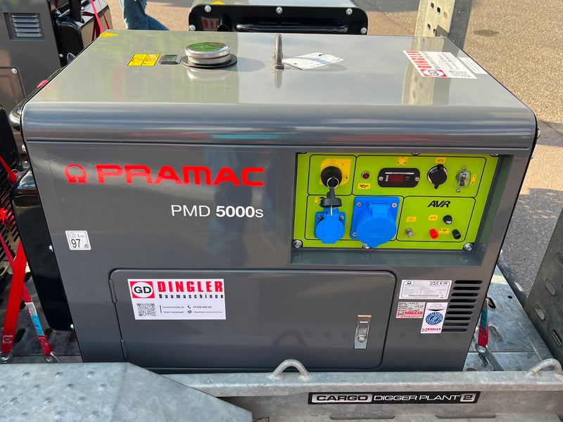 Pramac PMD 5000S Diesel Generator – 4.5kW Silent AVR