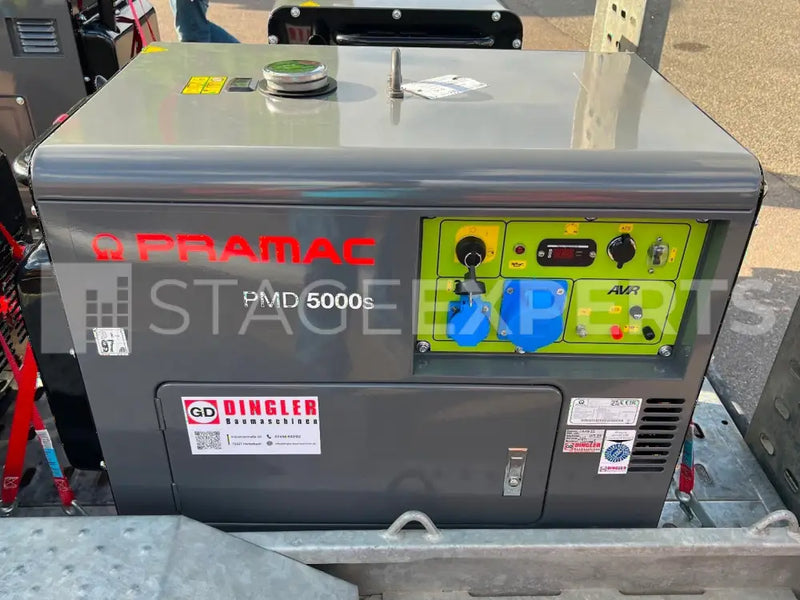 Pramac PMD 5000S Diesel Generator, 4.5 kW Silent AVR