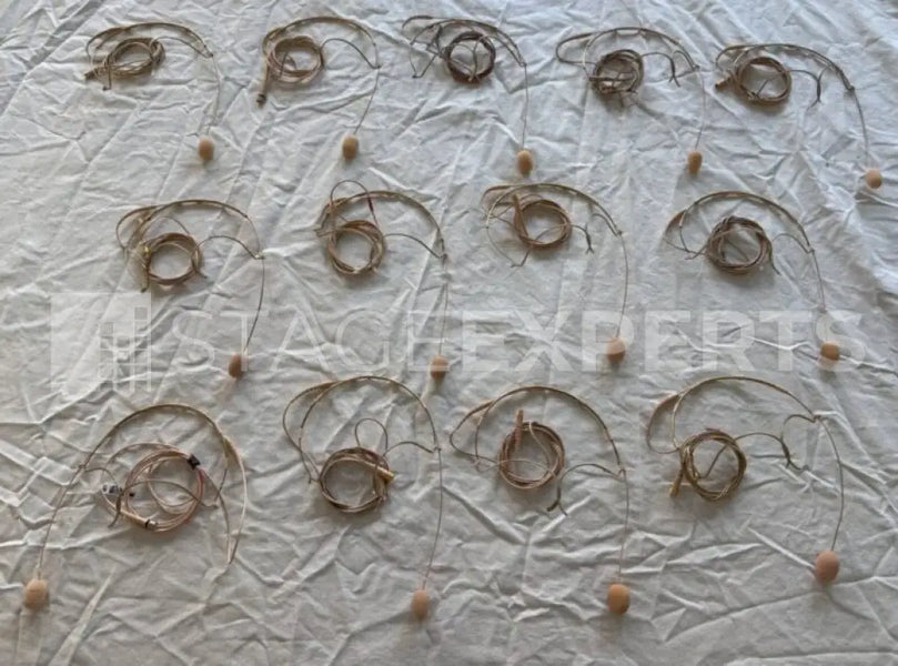 DPA 4088 Headset Mics, Beige MicroDot – 13-piece Set