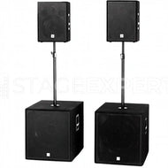 the box PA 18 ECO MK2 Bundle – 2 Subs + 2 Tops Passive
