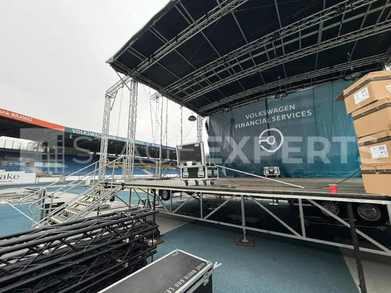 Alspaw AL Stage R80 Trailer Stage, Arched Roof 80 m²