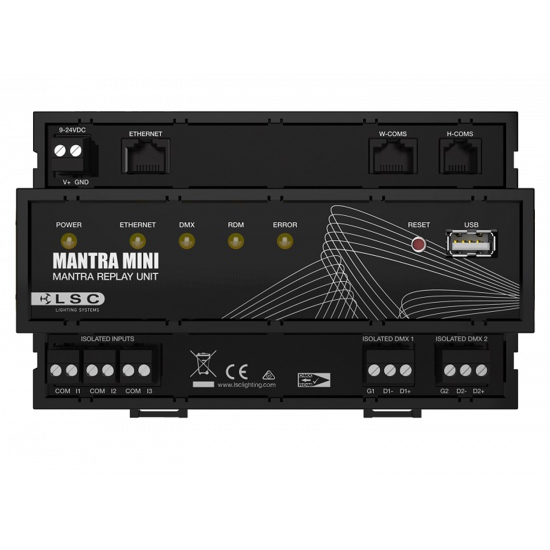 LSC Mantra Mini DIN-Rail Playback Controller for Lighting
