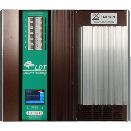 LSC LDT6 6x10A LED Dimmer, Wall-Mount | DMX/RDM Control