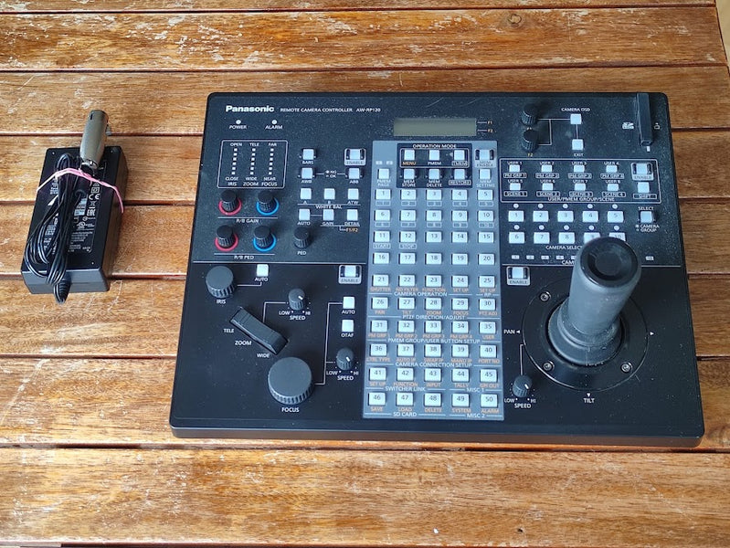 Panasonic AW-RP120 PTZ Camera Controller – IP/Serial