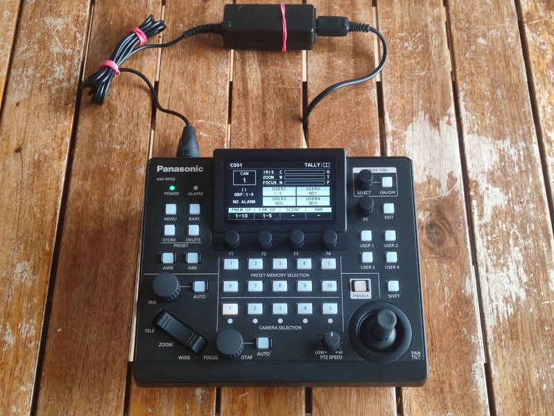 Panasonic AW‑RP60 PTZ Camera IP Controller for Live Production