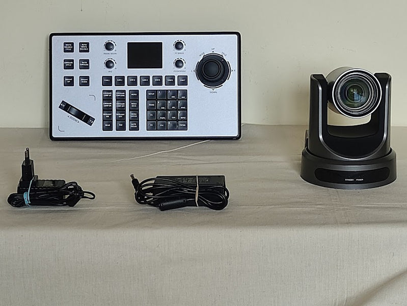 PTZOptics Full HD PTZ Camera + IP PoE Controller Kit