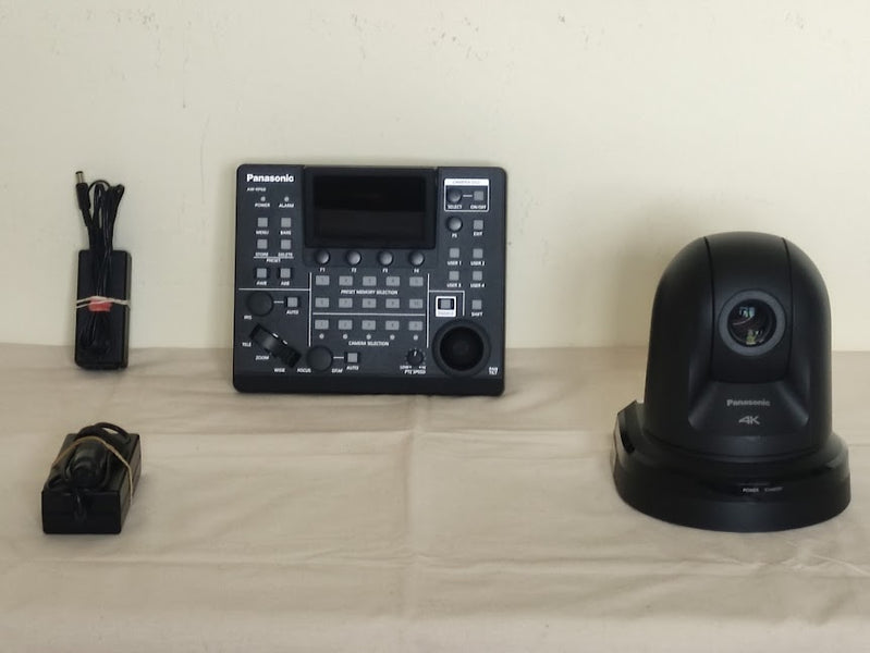Panasonic AW-UE70 PTZ Camera + AW-RP60 Controller, 4K/HD