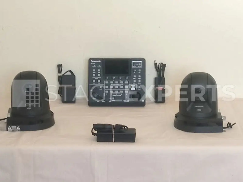 Panasonic AW-UE50 PTZ Cameras (2) + AW-RP60 Controller