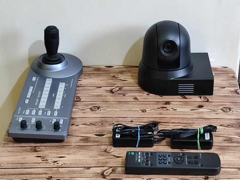 Sony SRG‑X400 PTZ Camera + RM‑IP10 Controller | 4K IP/SDI
