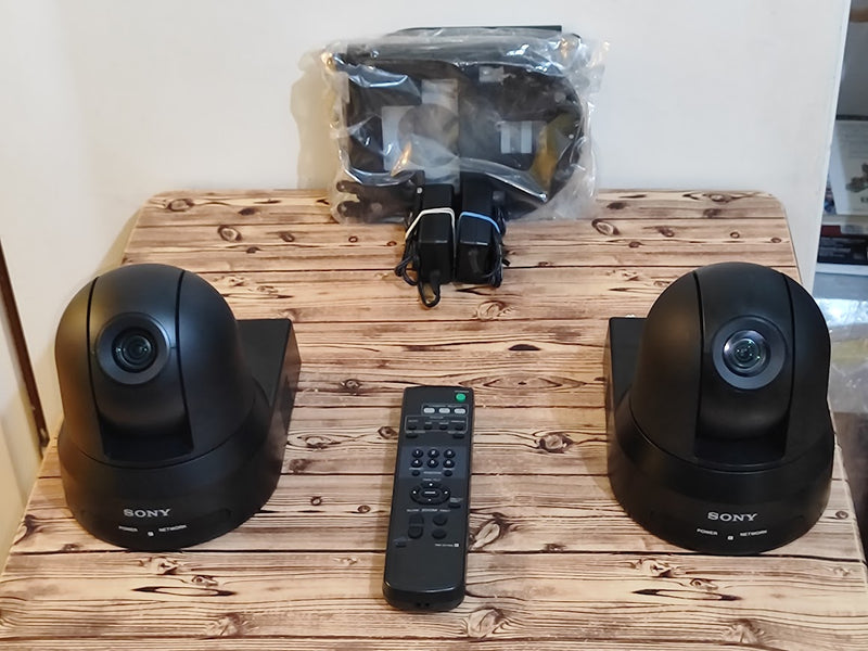 Sony SRG‑X400 PTZ Cameras (2x) – NDI|HX, 3G‑SDI, IP/HDMI