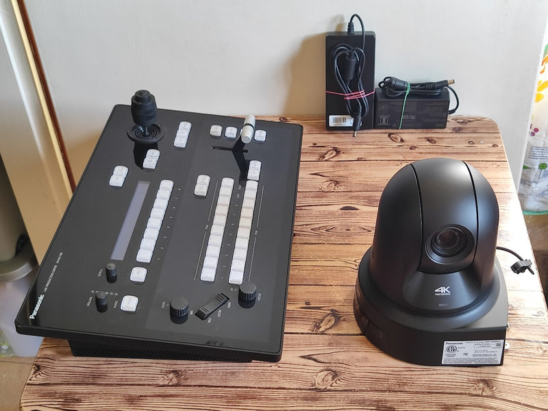 Panasonic AW-UE80 + AV-HLC100 PTZ Camera & Mixer Kit