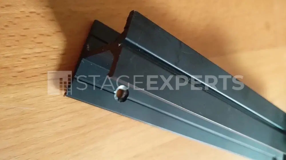 Gerriets Trumpf Curtain Track – 8 x 6 m Black Rails
