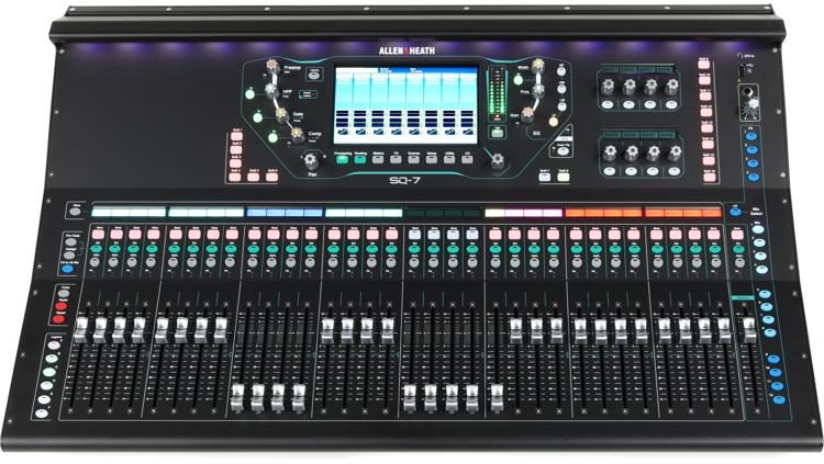 Allen & Heath SQ7 Digital Mixer with SQ S-Link Card