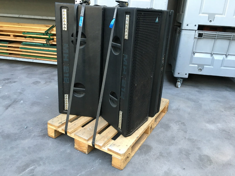 Adamson MH212 & S218 system - 4 tops, 8 dual-18 enclosures