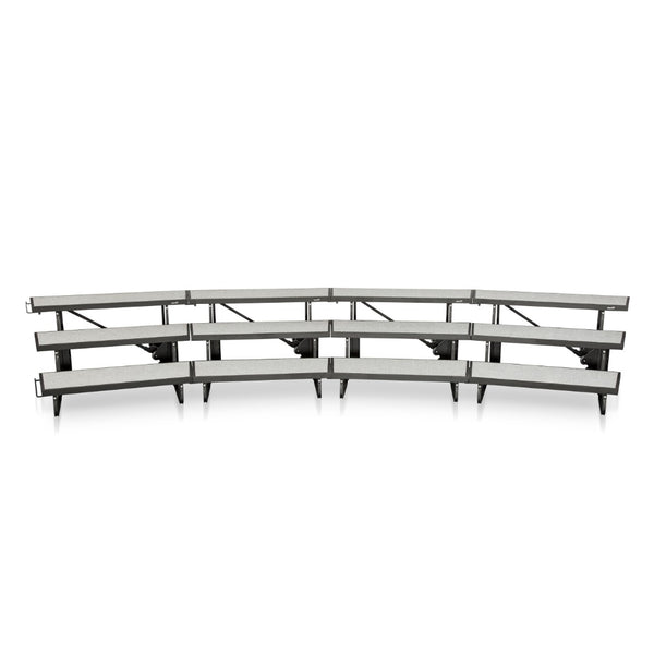 ALLROUND Choir Risers 130 – Folding, Rollable 3‑Tier