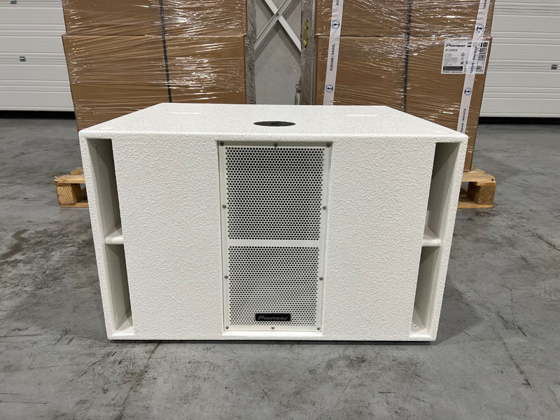Pioneer XY-215S-W Dual 15-inch Subwoofer White – Ex-Demo 6x