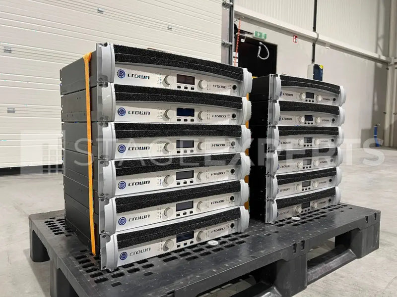Crown I‑Tech 6000 Amplifiers (4x) – 2x3000W at 4 Ω