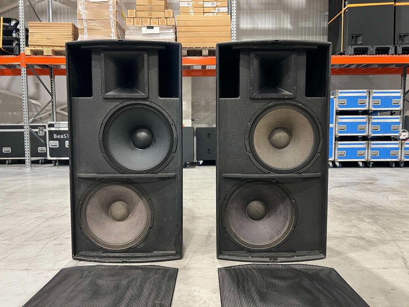 Martin Audio F215A Dual 15in Speakers – Pair with Wheels