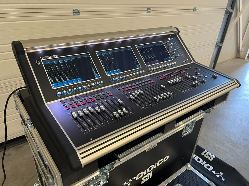 DiGiCo S31 + D-Rack, DMI-MADI-C & Cases – Pro Bundle