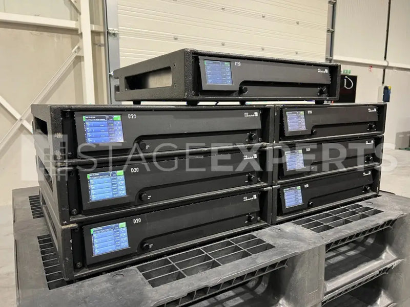 d&b audiotechnik D20 System Amplifiers with Case (2x)